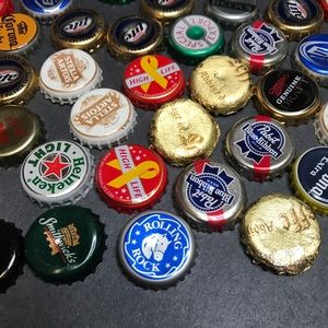 400 Beer Bottle Caps for Crafts Jewelry Adult Art